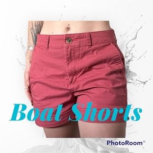 Pink boat shorts